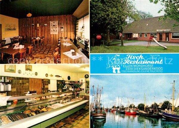 Dieksanderkoog Fisch Restaurant Gaststube Verkaufsthek