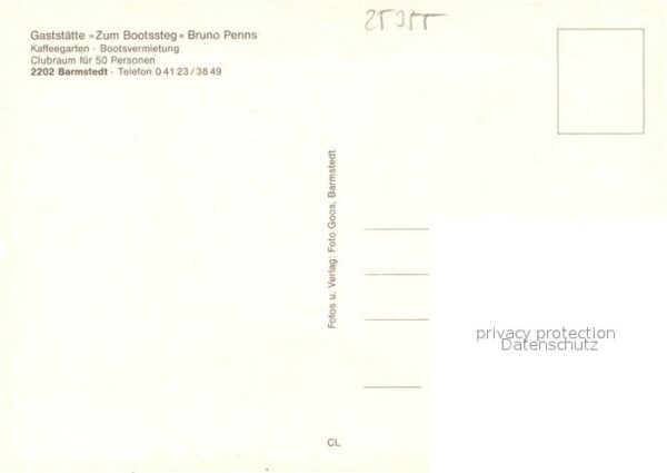 Barmstedt Gaststätte Zum Bootssteg am Rantzauer S – Bild 2