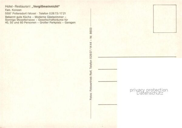 Poltersdorf Hotel Restaurant Vergissmeinnicht Gastr – Bild 2