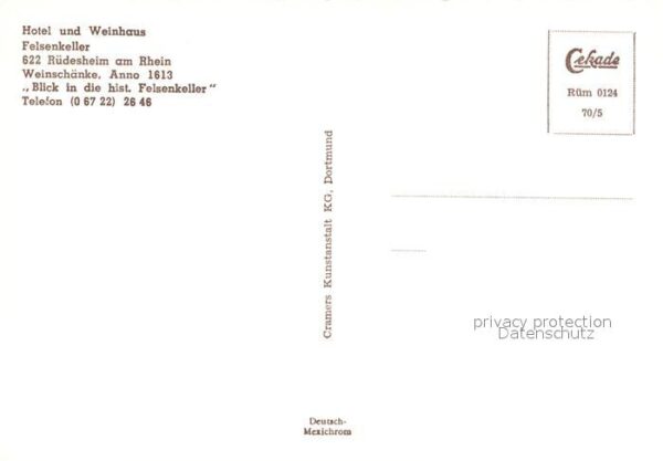 Ruedesheim Rhein Hotel und Weinhaus Felsenkeller – Bild 2