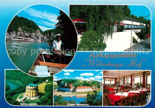 Kelheim Cafe Restaurant Weltenburger Hof Donaud