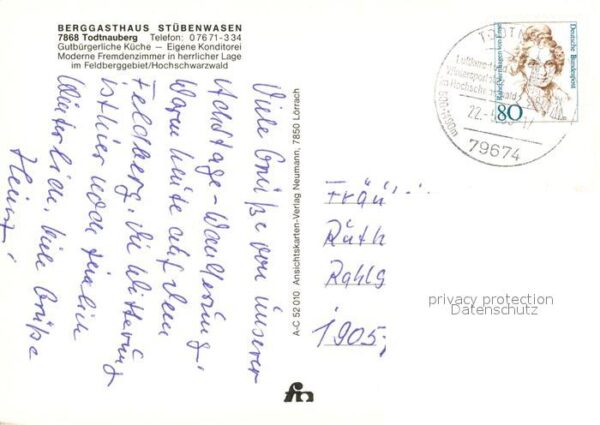 Todtnauberg Berggasthaus Stübenwasen – Bild 2