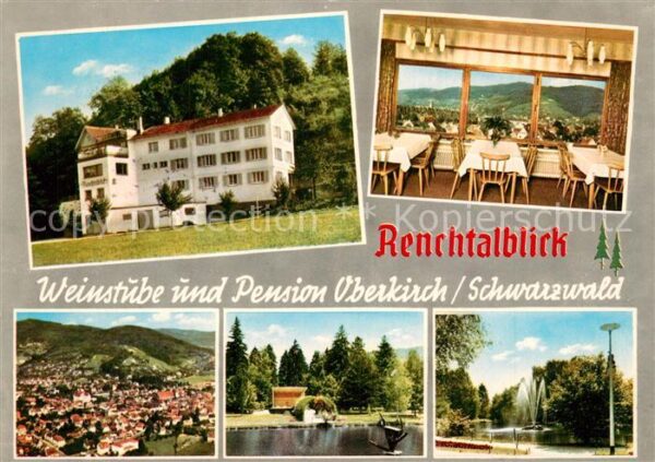 Oberkirch Baden Weinstube Pension Renchtalblick Gaststu