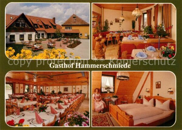 Gerhardshofen Gasthof Hammerschmiede Gasträume Zimmer