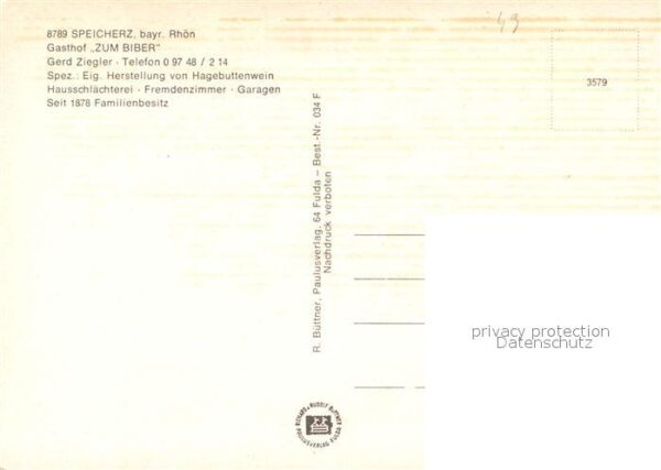 Speicherz Gasthof zum Biber Gasträuem Brücke – Bild 2