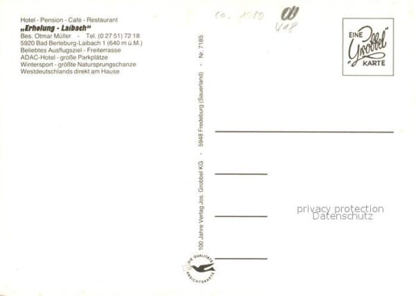 Laibach Bad Berleburg Gasthof Erholung – Bild 2