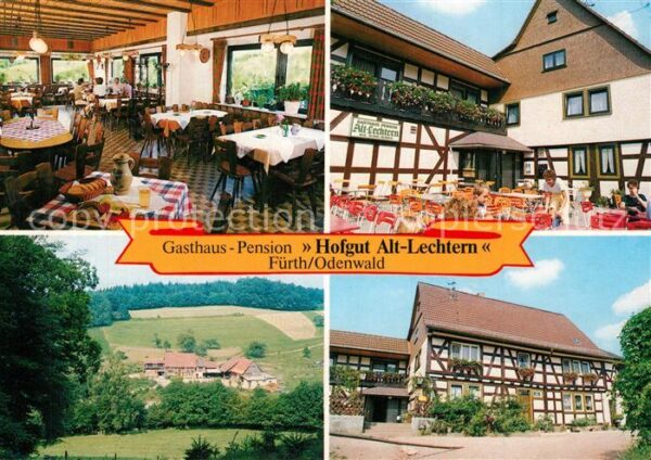 Fuerth Odenwald Gasthaus Pension Hofgut Alt Lechtern Ga