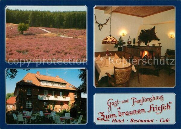 Nindorf Nordheide Gasthaus Pension Zum braunen Hirsch