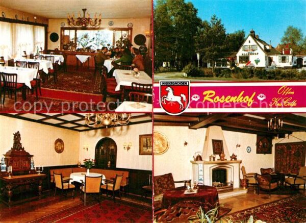 Bergen-Belsen Hotel Restaurant Rosenhof Gasträume Kam