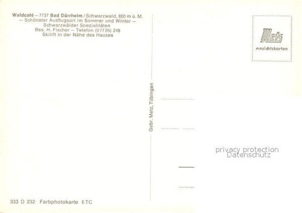 Bad Duerrheim Waldcafe – Bild 2