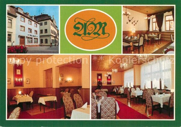 Bernburg Saale HO Gaststätte Alter Markt Jagdzimmer Ga