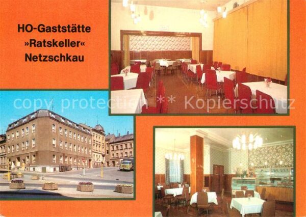 Netzschkau HO Gaststätte Ratskeller Gasträume