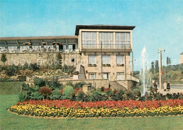Nordhausen Thueringen HO Gaststätte Stadt Terrasse