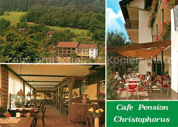 Bad Soden-Salmuenster Cafe Pension Christophorus Gaststube Te