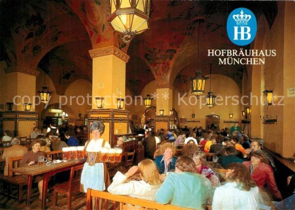 Muenchen Hofbräuhaus am Platzl Bierschwemme