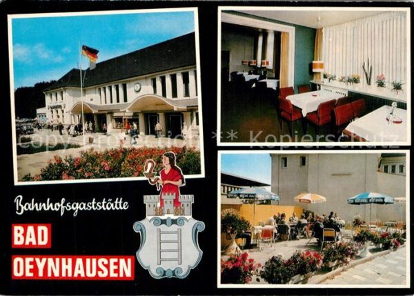 Bad Oeynhausen Bahnhofsgaststätte Terrasse