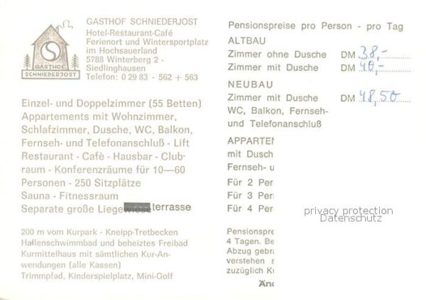 Siedlinghausen Gasthof Schniederjost Gasträume – Bild 2