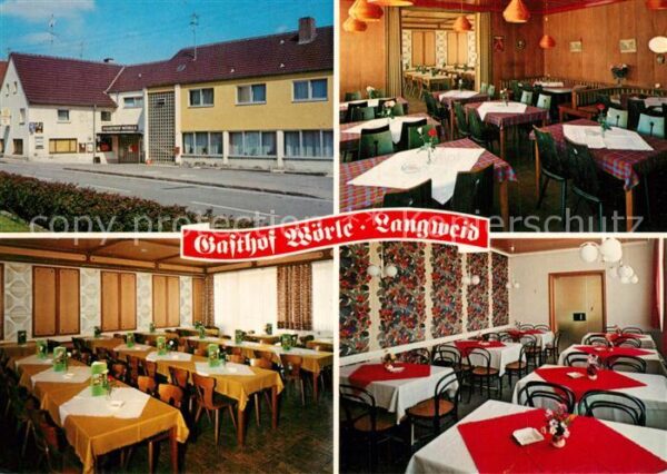 Langweid Lech Gasthof Wörle Gasträume
