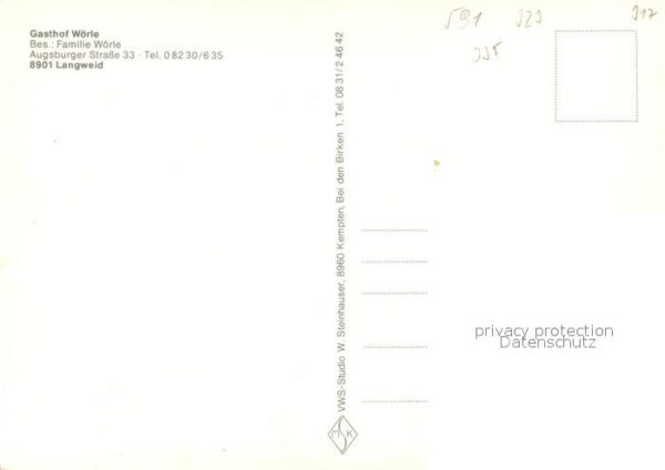 Langweid Lech Gasthof Wörle Gasträume – Bild 2