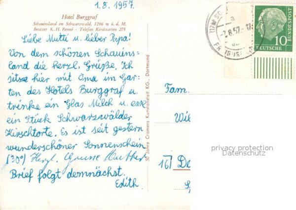 Schauinsland Hotel Burggraf Bergbahn Roter Salon Res – Bild 2