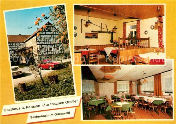 Seidenbach Gasthof Pension Zur frischen Quelle Gas