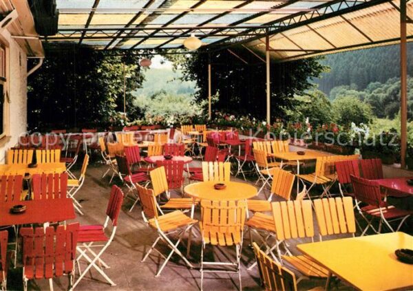 Zell Odenwald Cafe Orth Terrasse