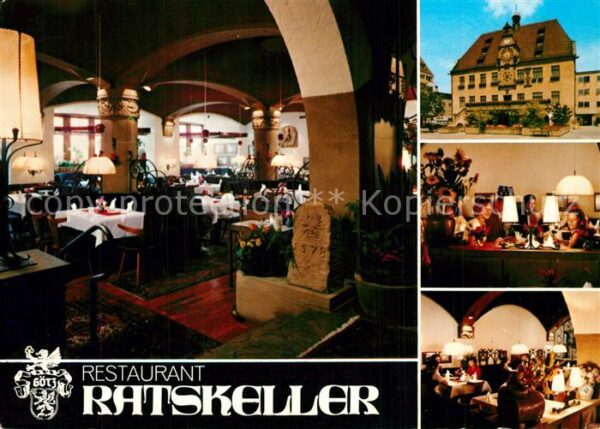 Heilbronn Neckar Restaurant Ratskeller Gasträume