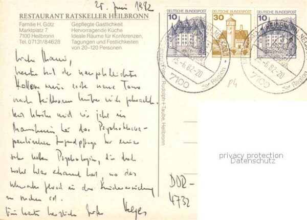 Heilbronn Neckar Restaurant Ratskeller Gasträume – Bild 2