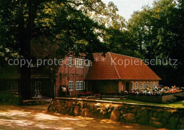 Wilsede Lueneburger Heide Gasthof Zum Heidemuseum