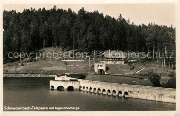 Forbach Baden Schwarzenbach Talsperre mit Jugendherbe