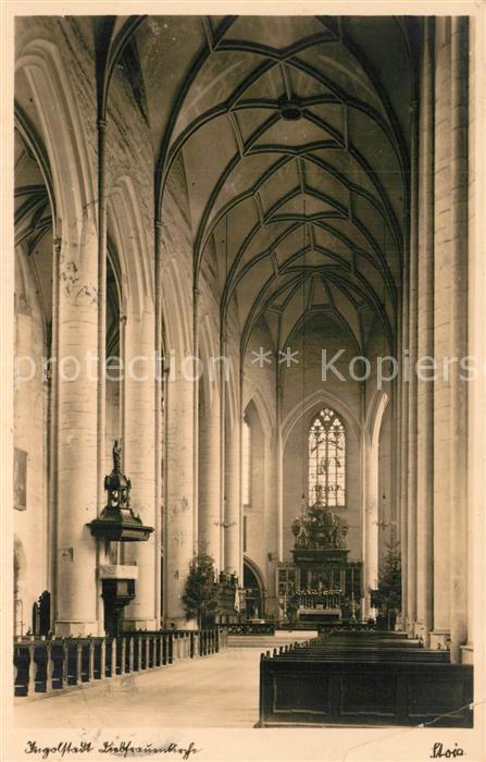 Ingolstadt Donau Innenansicht Liebfrauenkirche