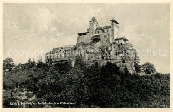 Erlenbach Dahn Schloss Berwartstein im Pfälzer Wald