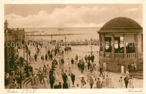 Borkum Kurmusik Pavillon Strand