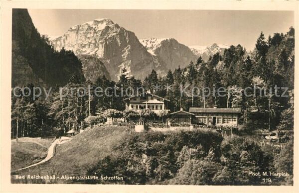 Bad Reichenhall Alpengaststätte Schroffen Alpen