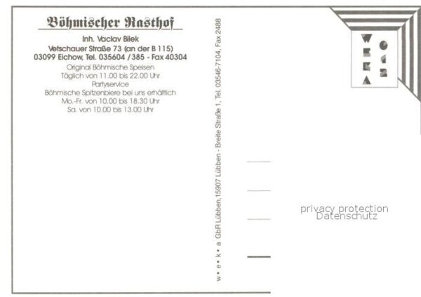 Eichow Böhmischer Rasthof Restaurant Grill – Bild 2