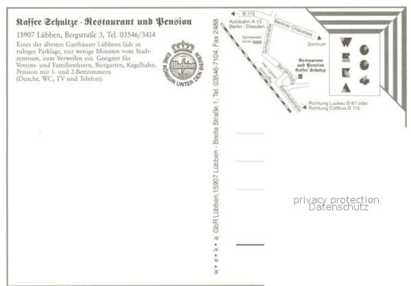 Luebben Spreewald Kaffee Schultze Restaurant und Pension – Bild 2