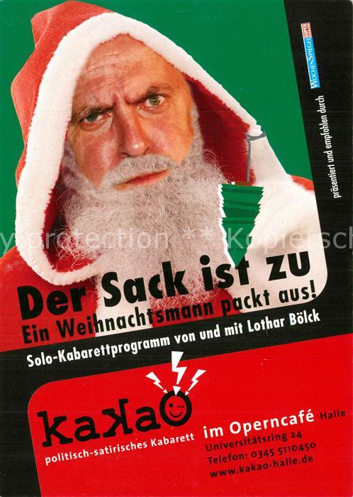 Halle Saale Kabarett kakao im Operncafe Weihnachtsm