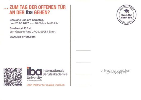 Erfurt iba Internationale Berufsakademie Tag d – Bild 2