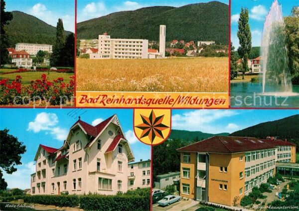 Bad Reinhardsquelle Teilansichten Kurheime Sanatorium Fontä