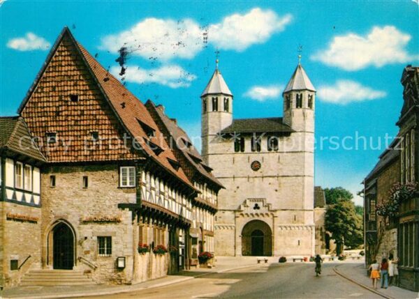 Bad Gandersheim Markt mit Dom