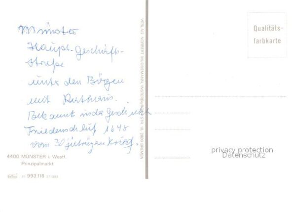 Muenster Westfalen Prinzipalmarkt – Bild 2