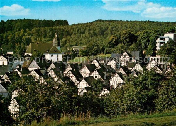 Freudenberg Westfalen Altstadt mit Kirche Fachwerkhäuser