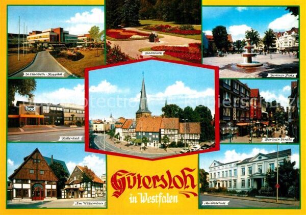 Guetersloh Hospital Stadtpark Berliner Platz Stras