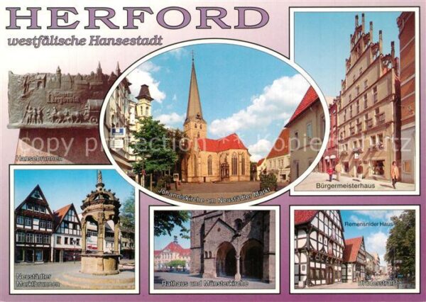 Herford Hansebrunnen Neustädter Marktbrunnen Jo