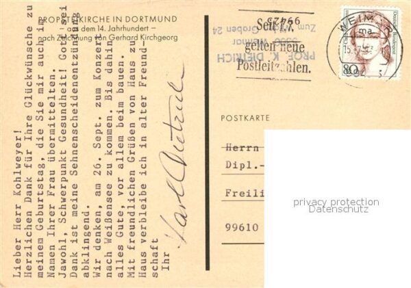 Dortmund Propsteikirche 14. Jhdt. Zeichnung von – Bild 2
