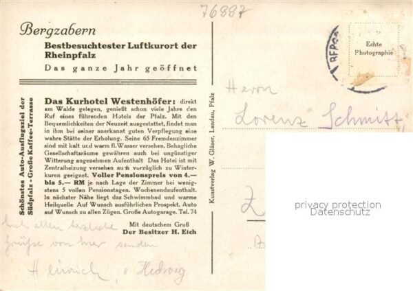 Bad Bergzabern Kurhotel Westernhöfer – Bild 2