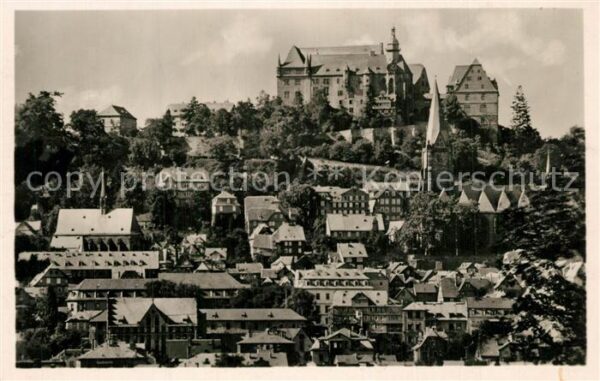 Marburg Lahn Blick vom Kapplerberg