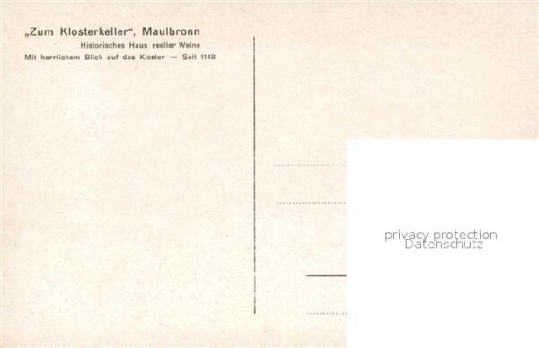 Maulbronn Zum Klosterkeller – Bild 2