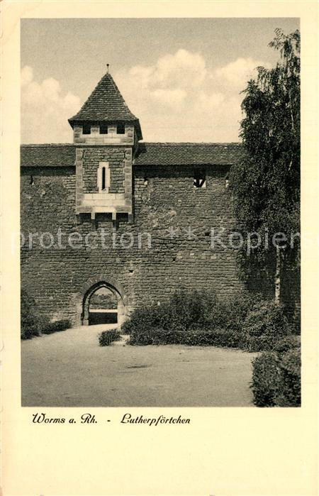 Worms Rhein Lutherpförtchen