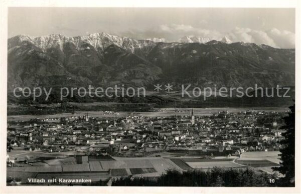 Villach Kaernten mit Karawanken